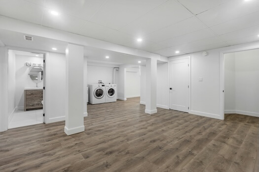 Clutter-Free Basement